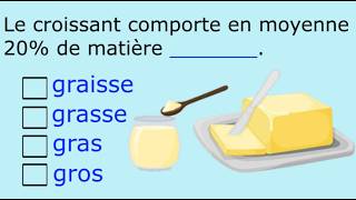 🇫🇷 French Grammar amp Vocabulary TEST  THE CROISSANT  8 Questions Quiz [upl. by Nhguavoj601]