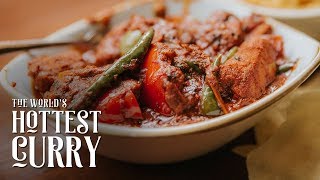 The Worlds Hottest Curry at Scene Indian Street Kitchen [upl. by Halfdan]