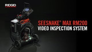 RIDGID Seesnake® Max RM200 Video Inspection System [upl. by Imit]