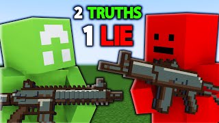 Extreme 2 Truths And 1 Lie in Minecraft [upl. by Enavi469]