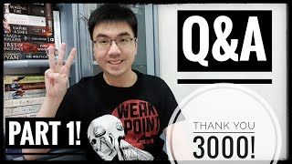 3000 Subscribers QampA Part 1 Reading Speed Reviewing Tips Manga Etc [upl. by Naened779]