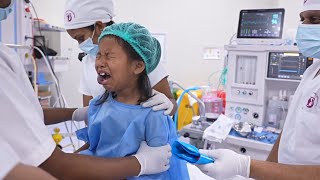 Terrified Scared Girl Reaction Before Anesthesia [upl. by Jareen]