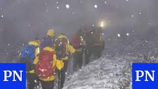 Cairngorm Mountain Rescue Team battle heavy snow to help injured walker [upl. by Jodi174]