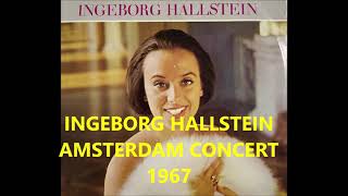 INGEBORG HALLSTEIN Amsterdam concert 1967 Werner EgkPuccini [upl. by Nutter]