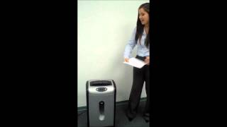 Shredding  1  ProAction 5 Sheet 18 Litre Paper Shredder Review [upl. by Eibber]