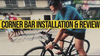 Corner bar review and installation from Navotas Budol Bikers [upl. by Harat]