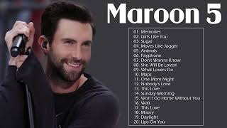 The best songs of Maroon 5 Maroon 5 greatest hits マルーン5のベストアルバム [upl. by Obadiah820]