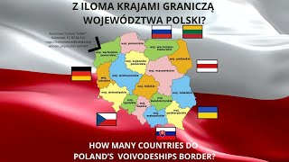 Z iloma państwami graniczą województwa Polski [upl. by Rae171]