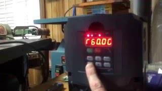 Original Radial Arm Saw 5hp 3 Phase Motor w VFD [upl. by Mcdonald]