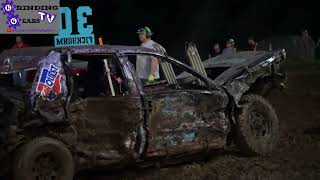 2024 Webster Demolition Derby  Youth Fullsize CARNAGE CAM [upl. by Otilia]