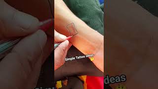 Temporary Tattoo Ideas 🤔ytshorts shorts short trending viraltattoocollection [upl. by Eanyl]