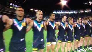 AFL Finals 2013  Australian National Anthem Geelong vs Port Adelaide [upl. by Barde]