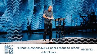 Great Questions QampA Panel  Made to Teach  Genesis 3  Watermark Community Church [upl. by Adele]