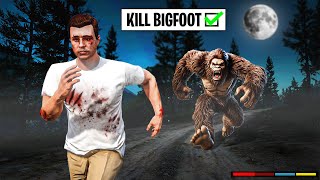 We Got Hunted By BIGFOOT in GTA 5 [upl. by Irina]