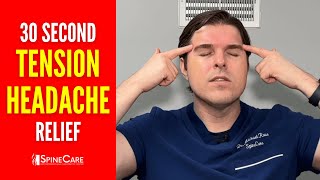 How to Relieve a Tension Headache in SECONDS [upl. by Dumanian]