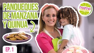 COCINANDO CON MAMÁ LIMONADA 👩‍🍳 PANQUEQUES DE MANZANA Y QUINUA🥞 EP1 [upl. by Pas]