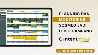 Makin rapi perencanaan Sosial media kamu dengan Content Planner by Entrefine [upl. by Nage]