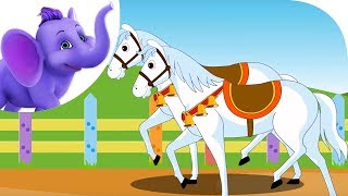 Bell Horses  Nursery Rhyme with Karaoke [upl. by Alwitt]