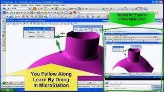 Learn MicroStation 2D and 3D Fast with SofTutor [upl. by Ayokal]