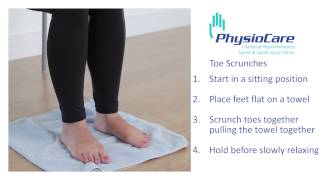 PhysioCare  Toe Scrunches [upl. by Tdnerb]