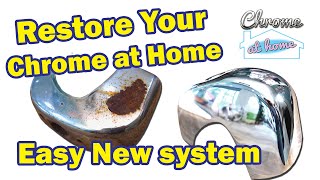 Restore your Chrome Auto Parts in Your Kitchen Sink  New home chroming system [upl. by Hole]