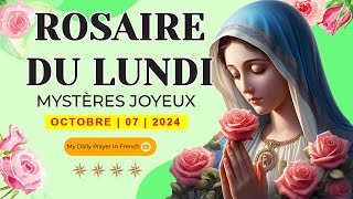 ROSAIRE DE GUÉRISON  MYSTÈRES JOYEUX ROSAIRE DU LUNDI🌹07 OCTOBRE 2024🙏🏻PRIÈRE POUR RENOUVEAU [upl. by Nodnelg]