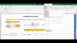 Deciles cuartiles y percentiles para datos agrupados y desviación media [upl. by Henrie]