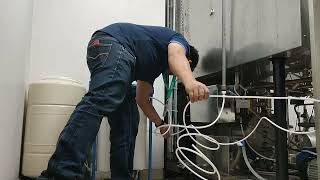 Installing Portable Reverse Osmosis in Sterilizer machine [upl. by Latsirk]