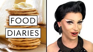 Everything Miz Cracker Eats In A Day  Food Diaries Bite Size  Harpers BAZAAR [upl. by Aicnilav]