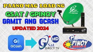 PAANO MAGLOAD NG GSATGPINOY GAMIT ANG GCASH  HOW TO LOAD GSAT USING GCASH  UPDATED 2024 [upl. by Marlyn]