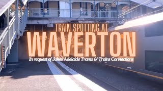 Train spotting at Waverton in request of jakesadelaidetramstrainsco3787 [upl. by Amatruda]