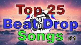 Top 25 Best Beat Drop Songs With Names [upl. by Eelynnhoj]