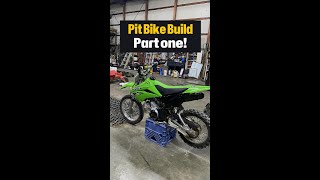 Pit Bike Build Part One [upl. by Yrokcaz749]