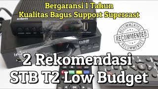 2 STB T2 TV Digital Paling Direkomendasikan Low Budget Termurah Berkualitas Bergaransi 1 Tahun [upl. by Ynohtna]