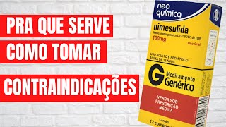 Nimesulida pra que serve É antibiótico ou antiinflamatório [upl. by Tito203]