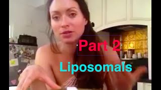 Part 2 Leda lum apothecary liposomal vit C glutathione curcumin [upl. by Otilopih]