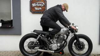 Yamaha Sr 500 quotDumpyquot motorsworkeu [upl. by Ejrog582]