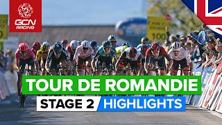 Luke Plapp  Interview at the finish  Stage 2  Tour de Romandie 2024 [upl. by Elleuqram]