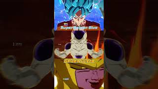 Goku Super Saiyan Blue Transformation Vs Golden Frieza Transformation dragonball [upl. by Airaet319]