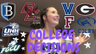 COLLEGE DECISION REACTIONS 2019 [upl. by Yllek]