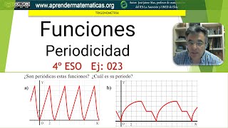 Estudio de la periodicidad conociendo la gráfica 4 ESO 07 023 José Jaime Mas [upl. by Nnaeoj366]