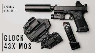 Custom Glock 43X MOS Review Upgraded EDC Perfection  Latest Version [upl. by Ellehcan483]