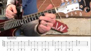 Mandolin Doublestop Exercise Patterns for FillsTremolo [upl. by Ardnuyek480]