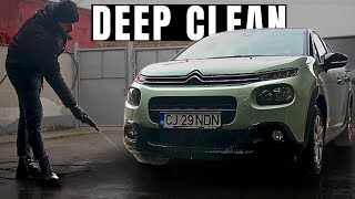 Citroen C3 Interior amp Exterior Deep Cleaning  Car Detailing [upl. by Ahsikit]