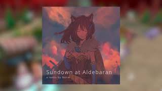 Sundown at Aldebaran  Noira Theme of Aldebaran Lofi Ragnarok Online [upl. by Ibrek489]