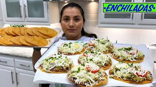 Enchiladas salvadoreñas de pollo  🍗🐔👌🏻 El MEJOR tutorial fácil y rápido [upl. by Bagley]