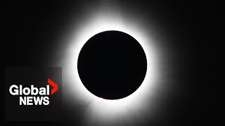 Solar eclipse live Onceina lifetime event plunges parts of North America into darkness [upl. by Wira]