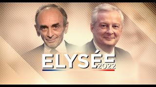 Replay  Élysée 2022  Débat Éric Zemmour vs Bruno Le Maire Complet [upl. by Leanor]