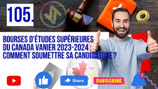 Bourses détudes supérieures du Canada Vanier 20242025  Comment soumettre sa candidature [upl. by Sterner709]