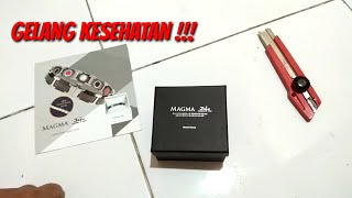 Unboxing  MAGMA JEJU  GELANG KESEHATAN [upl. by Holofernes]